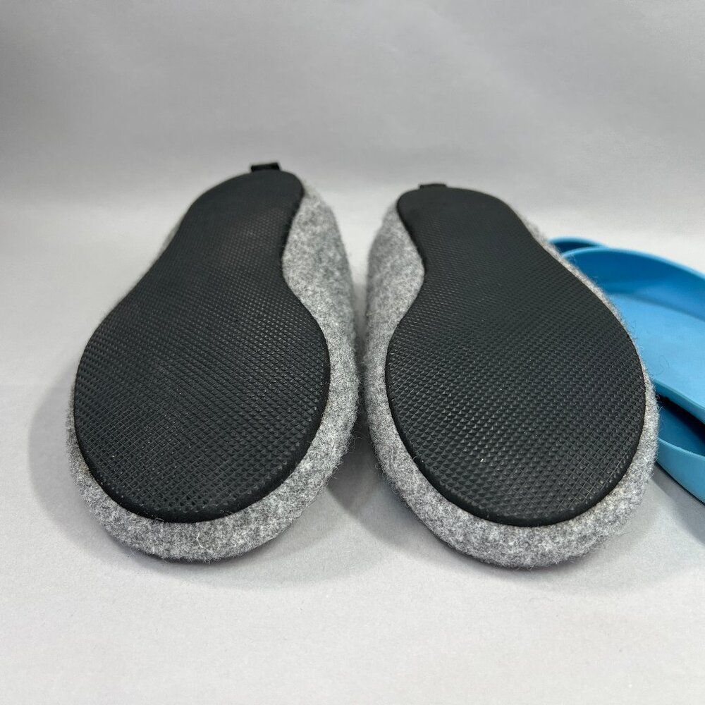 Mahabis Women's Size 6.5 Classic Gray Wool Slippers - Picture 16 of 16